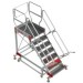 SY-T | Escalera con plataforma y cuatro ruedas