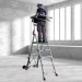 PLS-COMPACT | Escalera plegable con amplia plataforma y altura regulable