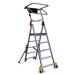 PL-COMPACT | Escalera plegable con amplia plataforma de trabajo