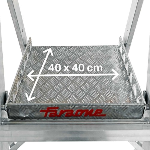 Escalera profesional PL-COMPACT con plataforma | Faraone