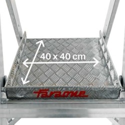 Escalera profesional PL-COMPACT con plataforma | Faraone