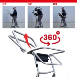 Escalera profesional PL-COMPACT con plataforma | Faraone