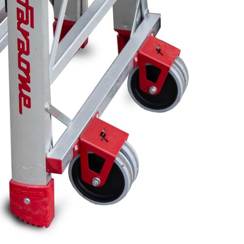 Escalera profesional PL-COMPACT con plataforma | Faraone