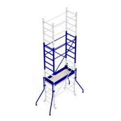 Pack 2 RAPIDO 140 | Andamio de aluminio con ruedas 140x60 cm