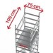 TOP SYSTEM 75x105 cm | Andamio individual