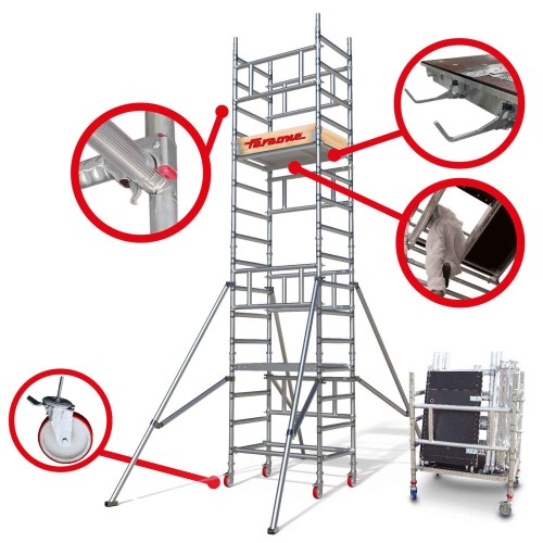 TOP SYSTEM 75x105 cm | Andamio individual