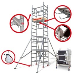 TOP SYSTEM 75x105 cm | Andamio individual
