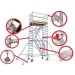 TOP SYSTEM 135x180 CON ESCALERAS | Andamio con escalera interna