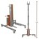 HW-BIGEL | Elevador eléctrico de materiales en aluminio. H máx. hasta 6 m. Capacidad máx. hasta 300 kg.