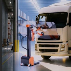 HW-COMPACT-V | Elevador eléctrico para vidrio o paneles. H máx. 2,29 m. Capacidad máx. 100 kg