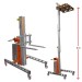 HW-SEL | Elevador eléctrico de materiales en aluminio. H. hasta 4 m. Capacidad máx. hasta 250 kg.