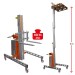 HW-SEL | Elevador eléctrico de materiales en aluminio. H. hasta 4 m. Capacidad máx. hasta 250 kg.