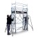 RAPIDO 160-S | Andamio Extensible de 160x80 cm. con cuerdas. H. máx. 4 m.
