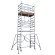 RAPIDO SUPER 180 | Andamio plegable con ruedas y plataforma 100x180cm.