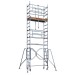 RAPIDO SUPER 160 | Andamio plegable con ruedas y plataforma 160x75cm.