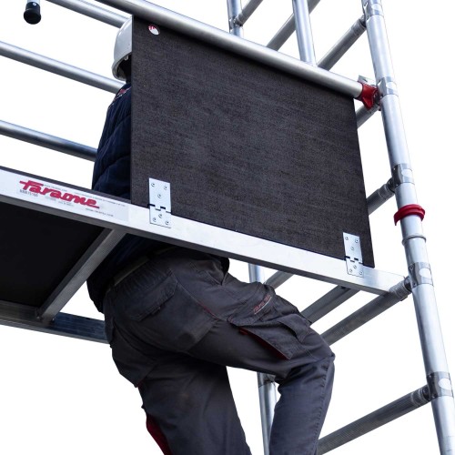 RAPIDO SUPER 160 | Andamio plegable con ruedas y plataforma 160x75cm.