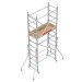 RAPIDO 140 | Andamio de aluminio plegable con ruedas y plataforma de 140x60 cm.