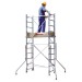 RAPIDO 140 | Andamio de aluminio plegable con ruedas y plataforma de 140x60 cm.