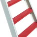 PL-FIBRA | Escalera de fibra con amplia plataforma y 5 peldaños.