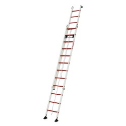 Escalera extensible de fibra de vidrio 2TFV/EC Faraone | Aislante eléctrica