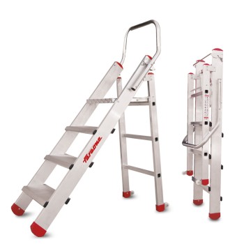 Taburete profesional CM de aluminio para industria | Faraone