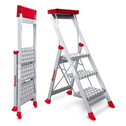 Taburete profesional SGP de alta seguridad en aluminio | Faraone