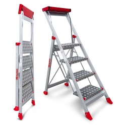Taburete profesional SGP de alta seguridad en aluminio | Faraone