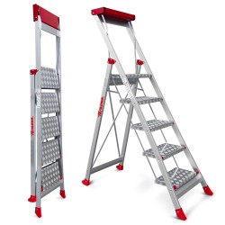 Taburete profesional SGP de alta seguridad en aluminio | Faraone