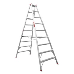 Escalera agrícola T800 de doble subida en aluminio | Faraone