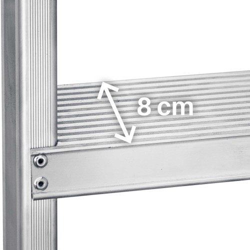 Escalera agrícola T800 de doble subida en aluminio | Faraone
