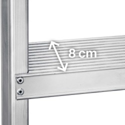 Escalera cónica agrícola T600 de aluminio | Faraone