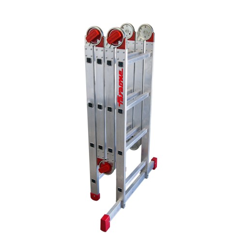 Escalera articulada multiuso EA614 de aluminio | Faraone