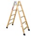 LD | Escalera doble subida de madera
