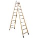 LD | Escalera doble subida de madera