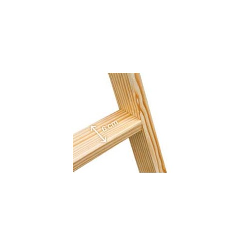 Escalera doble subida de madera LD | Faraone