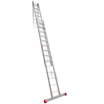 Escalera extensible aluminio EN200 con cuerda | Faraone