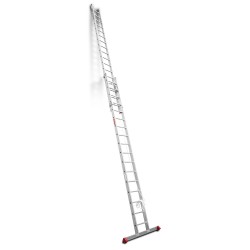 Escalera extensible aluminio EN200 con cuerda | Faraone