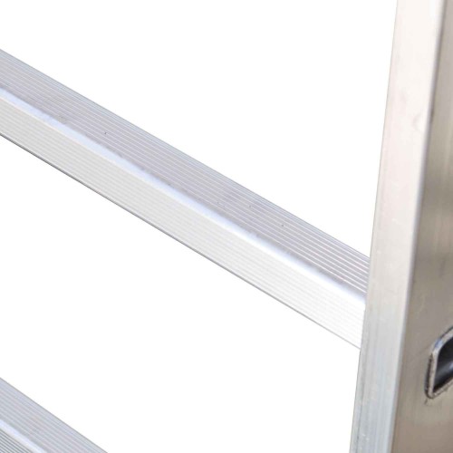 Escalera extensible aluminio EN200 con cuerda | Faraone