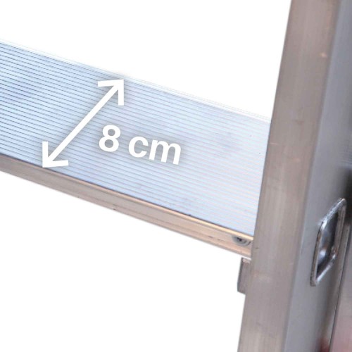 Escalera multiuso aluminio EN1400 profesional | Faraone
