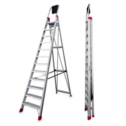 Escalera profesional DOMUS de aluminio | Faraone