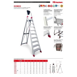 Escalera profesional DOMUS de aluminio | Faraone