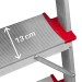 PL-PICK | Escalera plegable con amplia plataforma de trabajo y bandeja superior