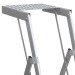 PL-PICK | Escalera plegable con amplia plataforma de trabajo y bandeja superior