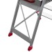 PL-PICK | Escalera plegable con amplia plataforma de trabajo y bandeja superior