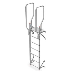 Escalera vertical de seguridad SVS0 sin jaula  Altillos y entreplantas