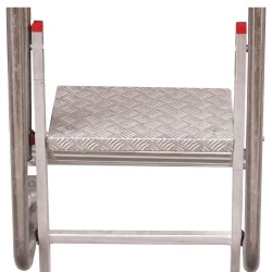 Escalera vertical de seguridad SVS0 sin jaula  Altillos y entreplantas