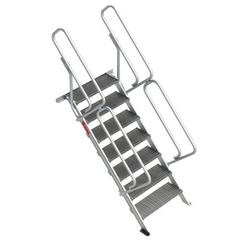 Escalera fija SG-T de tramex para entreplantas 45° | Faraone