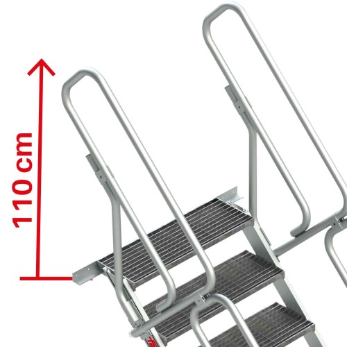 Escalera fija SG-T de tramex para entreplantas 45° | Faraone