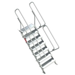 Escalera fija SG45 para entreplantas y altillos 45° | Faraone