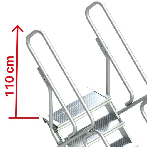Escalera fija SG45 para entreplantas y altillos 45° | Faraone